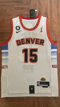 NBA 15 Jokic MVP 22-23 city Maillot blanc brodé